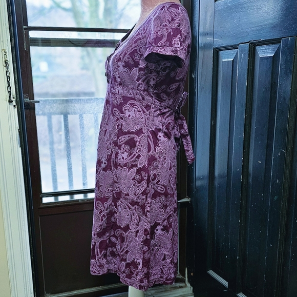 Esprit cotton paisley printed sun dress, size 6. - Picture 4 of 11